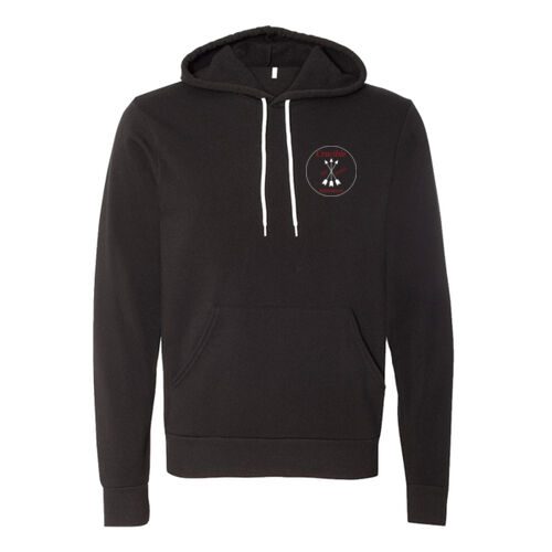 Unisex Sponge Fleece Black Hoodie Thumbnail