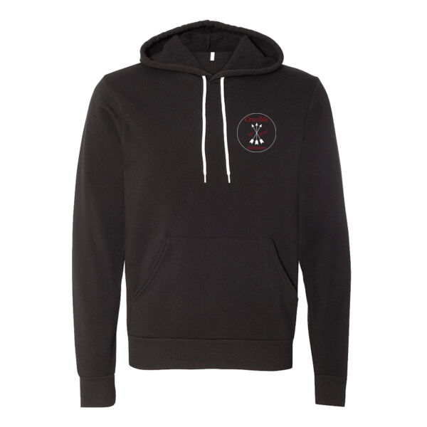 Unisex Sponge Fleece Black Hoodie Thumbnail