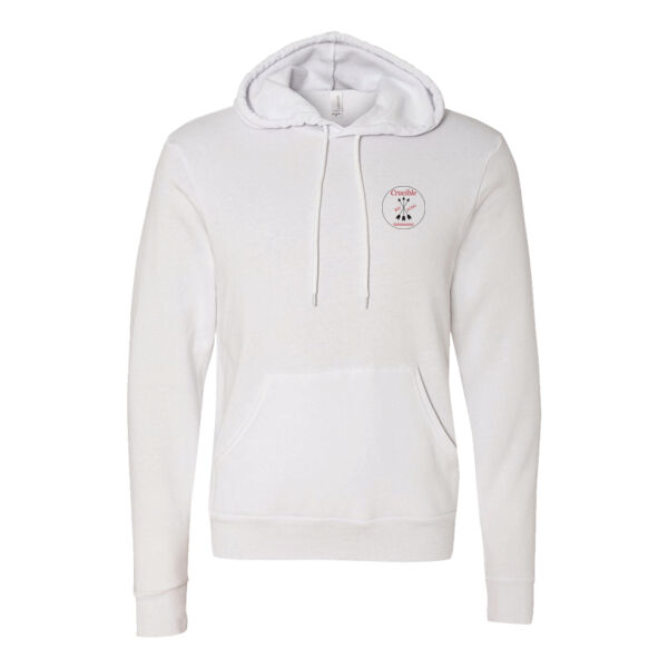 Unisex Sponge Fleece White Hoodie Thumbnail