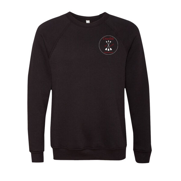 Unisex Sponge Fleece Black  Sweatshirt Thumbnail
